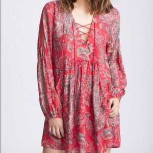 Free People Lace Up Dress